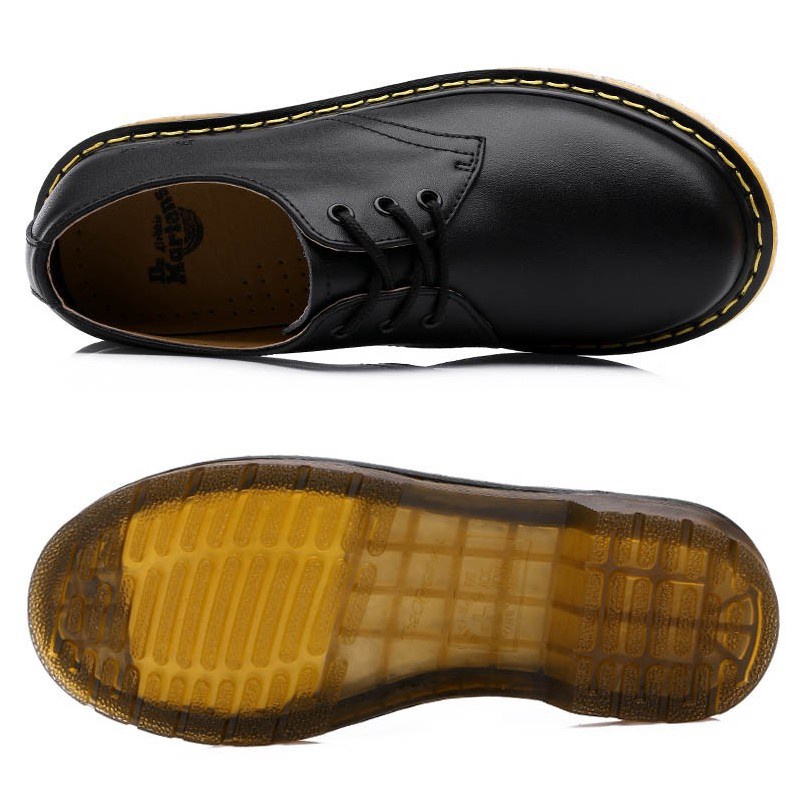 Giày boot Martin cổ thấp phong cách retro thời trang cho nam nữ