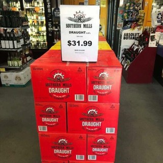 1 thùng 30 lon x 330 ml Bia Úc Sounthern Mills DRAUGHT