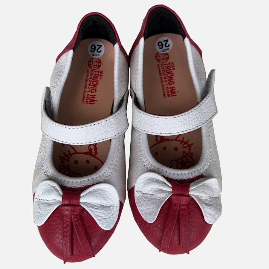 Giày búp bê bé gái da bò cao cấp TH BB211