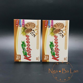 Tinh Dầu Thông Đỏ Real Caps Cedar Oil 60 Viên Của Nga