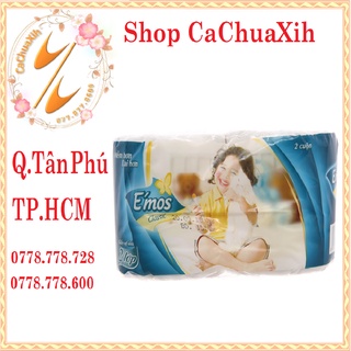 Giấy vệ sinh E'mos Classic 2 lớp lốc 10 cuộn