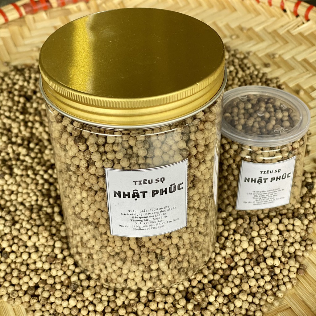 Tiêu sọ sạch NHẬT PHÚC - nguyên hạt, nguyên chất 100% (500 gr)