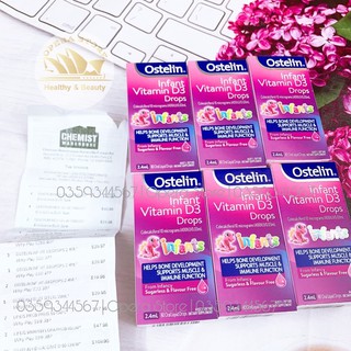 Vitamin D ostelin 2.4 ml drop nhỏ giọt