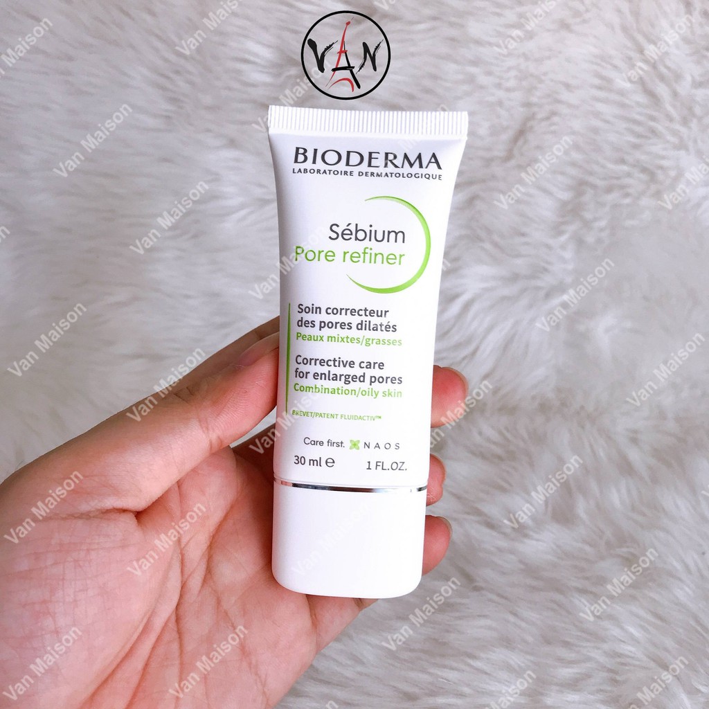 Kem se khít lỗ chân lông kiềm dầu Bioderma sebium pore refiner 30ml