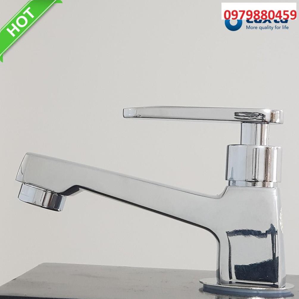 Vòi lavabo rửa mặt Cao cấp gạt Luxta L1114T3, bảo hành 03 năm