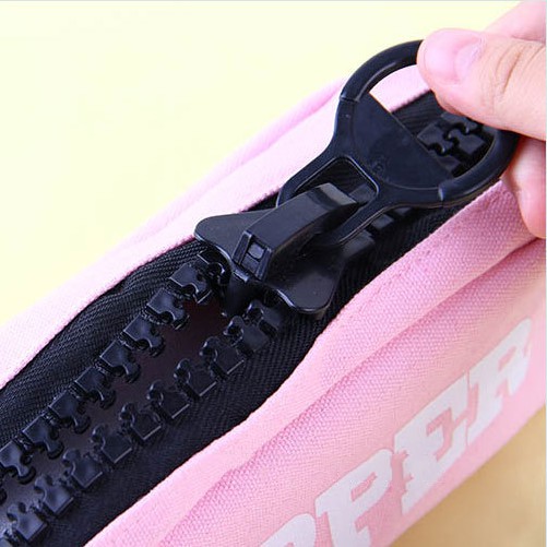 HCM - Bút viết Zipper khóa kéo to hiện đại trẻ trung kiểu Hàn