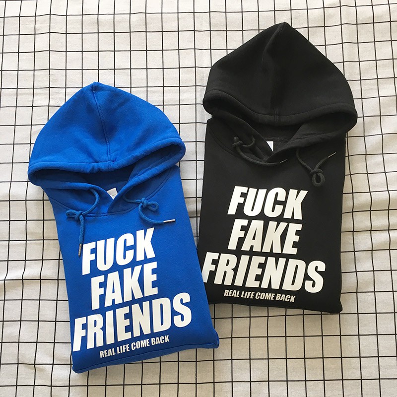 ( GET 1 BUY 1 ) ÁO HOODIE IN CHỮ FU & FRIEND UNISEX