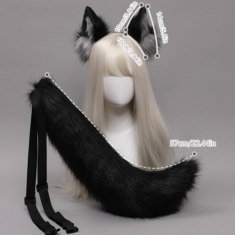 Đuôi Chó Sói Hóa Trang Halloween / Giáng Sinh Một Kích Cỡ  Đuôi Lông Giả Hóa Trang 65cm / 25Cm