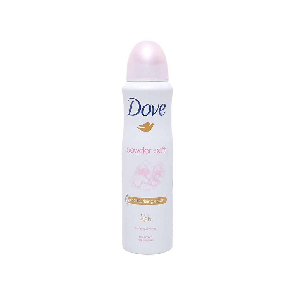 Xịt ngăn mùi dưỡng da Dove Powder Soft 150ml