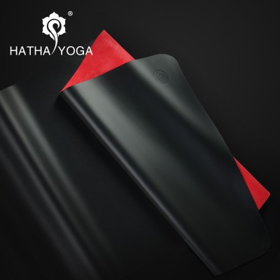 YOGA HATHA Thảm Chính Hãng Cao Su Du Lịch 1,5mm -  Đen