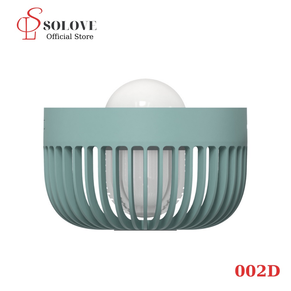 [ Bản Nâng Cấp Mới] Đèn Đuổi Muỗi SOLOVE 002D - Bẫy Muỗi 360 Độ Không Góc Chết - Hiệu Quả Gấp Đôi Bản Cũ
