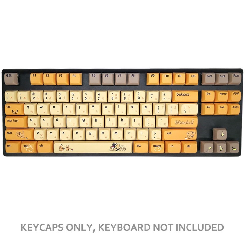 Set Keycap Xda Pikachu 123 Phím Cho Bàn Phím Cơ