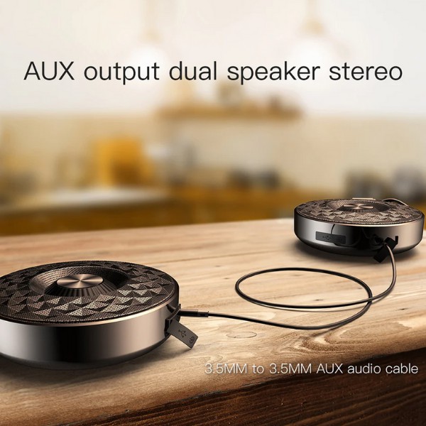 [Chính Hãng - Sẵn] Loa không dây Bluetooth Baseus E03 (Micro USB/AUX-in Audio - Music Player PC Speaker)-LV255-SW