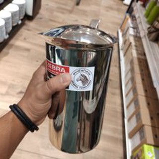 Bình nước Zebra  Thái Lan cao cấp 1.9L-11cm-115012. Inox 304 an toàn cho sức khỏe