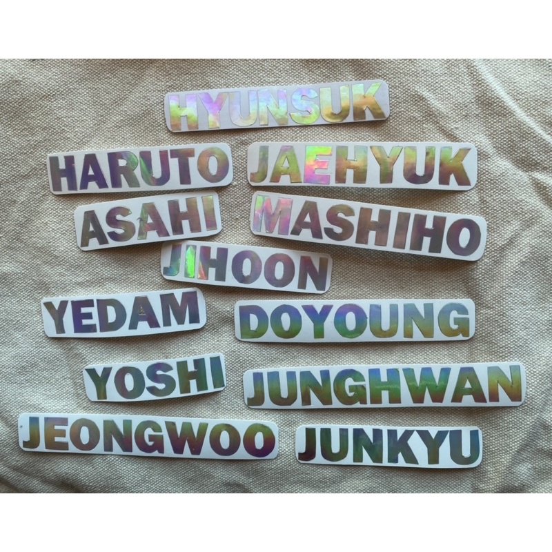 Hình dán Sticker  holo handmade Treasure