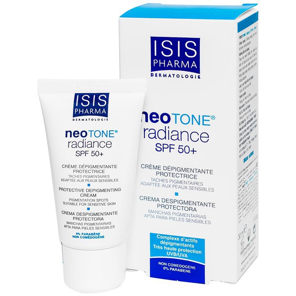 <MẪU CŨ> KEM DƯỠNG TRẮNG DA KẾT HỢP CHỐNG NẮNG ISIS PHARMA NEOTONE RADIANCE SPF50+