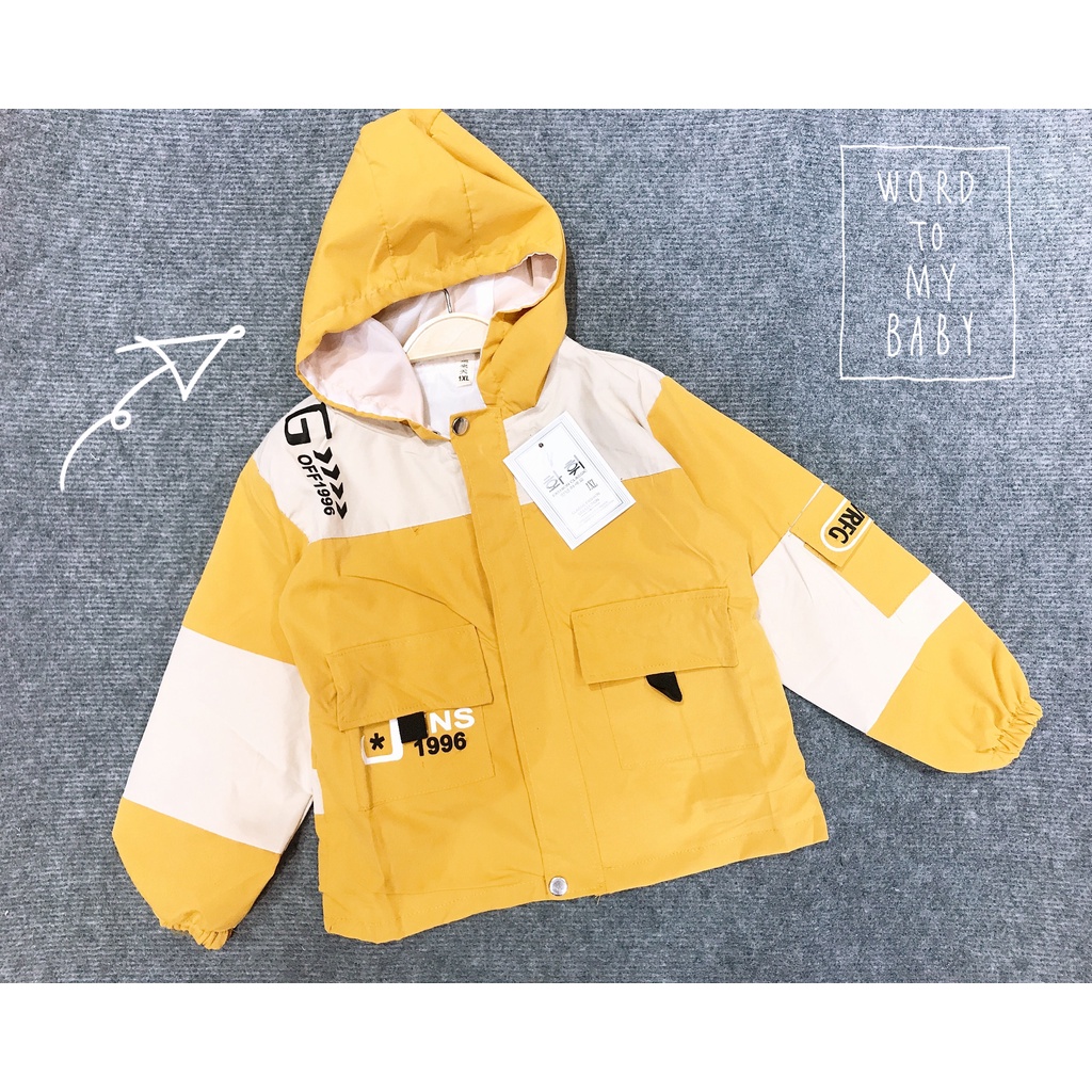 Áo khoác Kaki cho bé 22-32kg