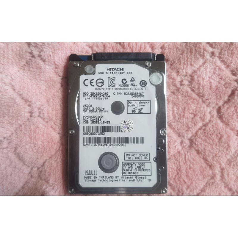 Ổ Cứng HHD 1TB sức khỏe 100% - Hàng tháo máy dành cho Laptop