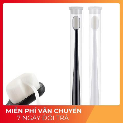 [FREESHIP] Bàn Chải Đánh Răng Than Hoạt Tính Sợi Lông Nano Siêu Nhỏ Cho Răng Nhạy Cảm ( CÓ HỘP ĐỰNG )