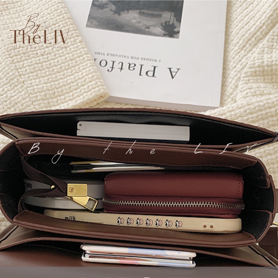 Túi xách LADI vải thêu phong cách Hàn Quốc cực sang - HÀNG LOẠI 1