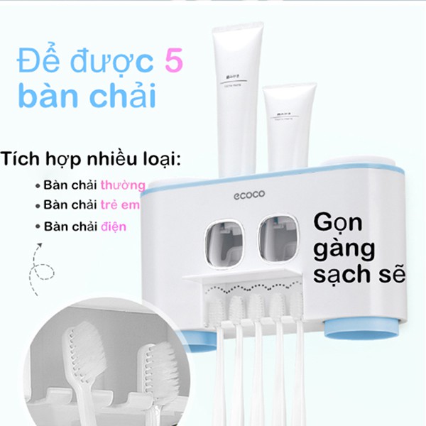 Kệ đựng bàn chải và cốc, Kệ nhả kem Ecoco