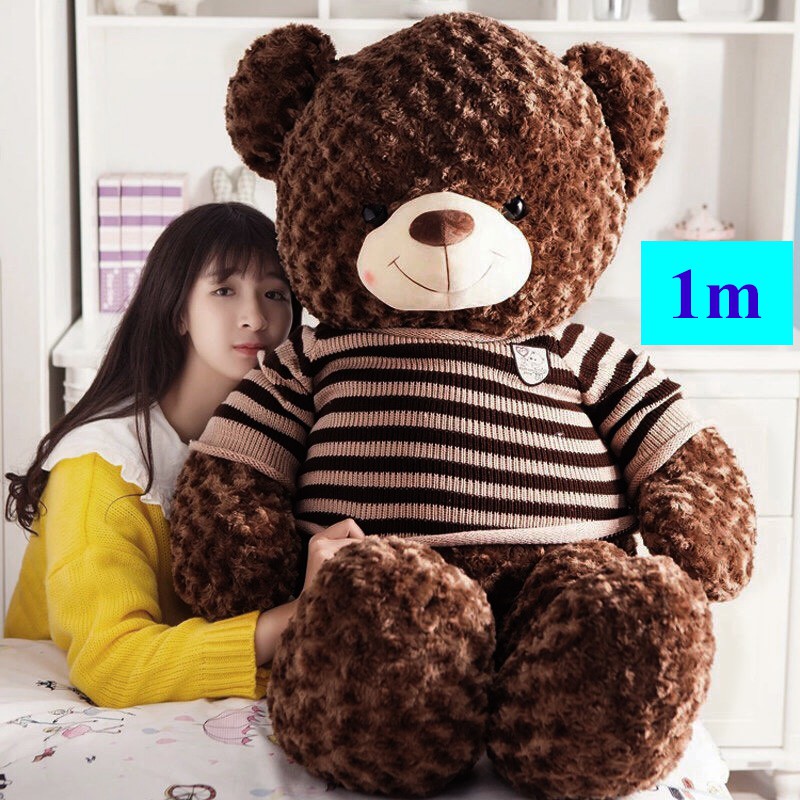 Gấu bông Teddy SIÊU TO dùng để làm quà tặng người thương, gối ôm đồ chơi cho bé hoặc vật trang trí trong nhà