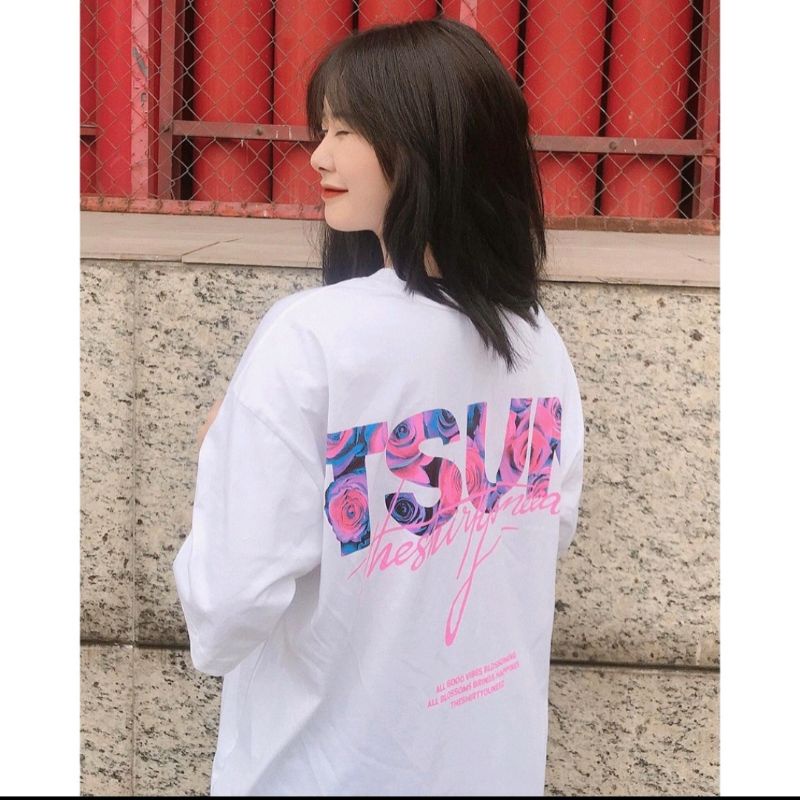 Áo thun Unisex TSUN - Flower trắng