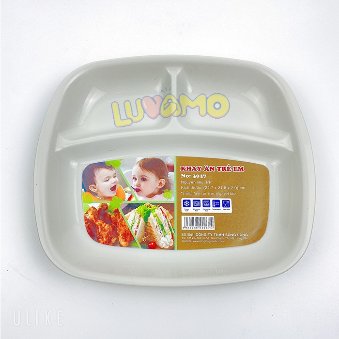 Khay ăn dặm cho bé Song Long Luvamo AD82