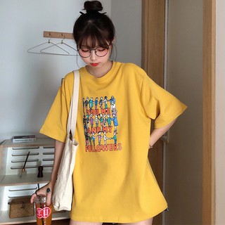 Áo Thun Nam Nữ Unisex Hàn Quốc Tay Lỡ Form Rộng Chữ Followers