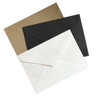Set 10 bì thư nắp cổ điển màu cơ bản - size postcard