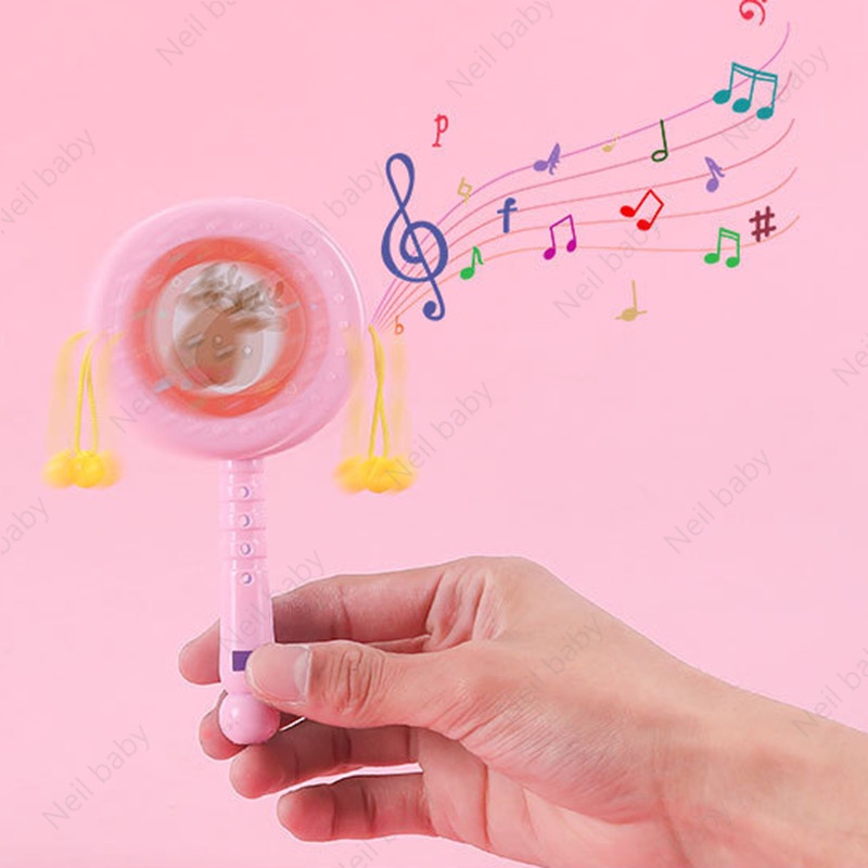 Đồ Chơi Lúc Lắc Tạo Hình Động Vật Dễ Thương Cho Bé Sơ Sinh Đồ Chơi Trống Lục Lạc Bằng Nhựa Nhiều Màu Không Độc Hại Cho Bé