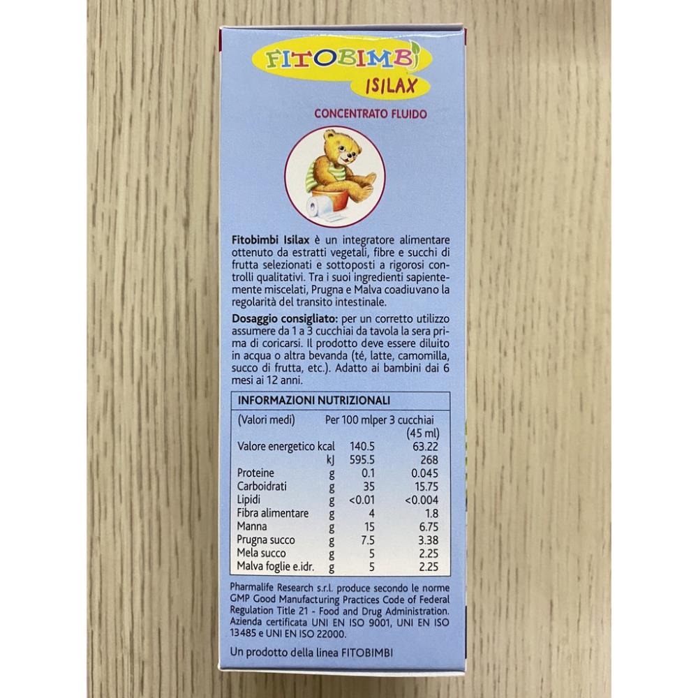 Fitobimbi Isilax.Bổ Sung Chất Xơ Giúp Hệ Tiêu Hóa Tốt Ổn Định,Bế Hết Táo Bón