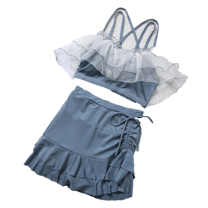 Bộ Đồ Bơi 2 Mảnh Lưng Cao Co Giãn Gợi Cảm Cho Nữ | BigBuy360 - bigbuy360.vn