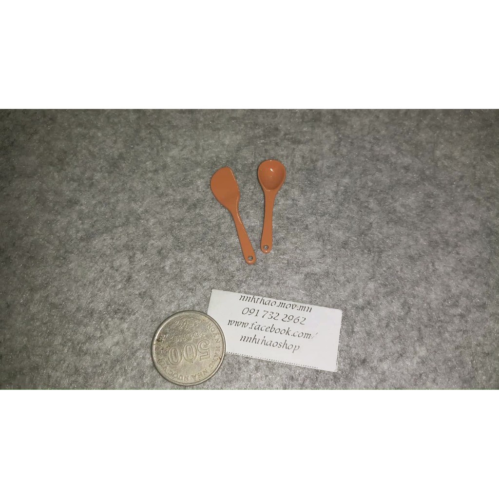 Minithing trang trí mô hình_Bộ thìa (1:12)