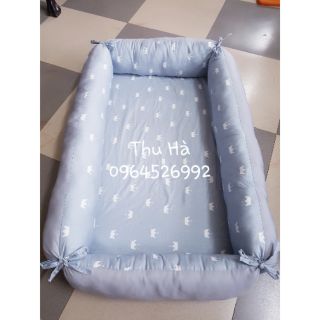 Nôi 70x120, gối đầu và 2 gối ôm