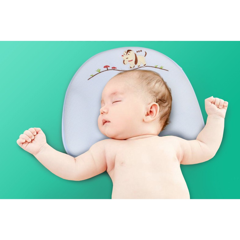 Gối cao su non cao cấp chống móp đầu cho bé