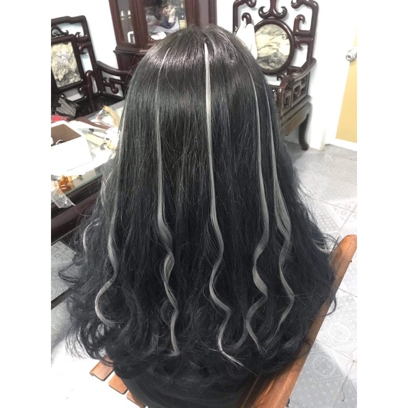TÓC LIGHT NỐI MÀU XÁM KHÓI
