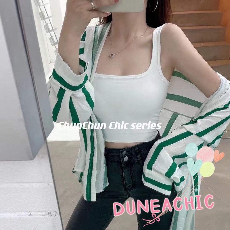 Áo Tank Top Cổ Vuông Hở Lưng Quyến Rũ Cho Nữ