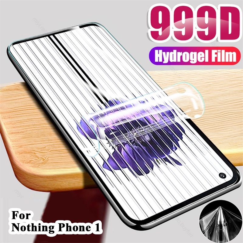 Kính Cường Lực Hydrogel Trong Suốt Bảo Vệ Màn Hình Không In Dấu Vân Tay Cho Điện Thoại 1