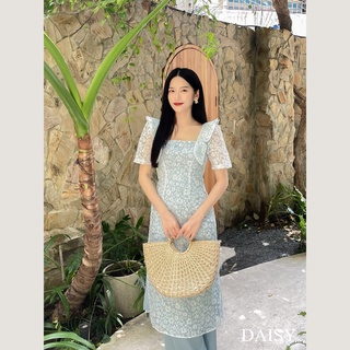 Thiết kế áo dài cách tân daisy "cẩm hoa" mã ad1408