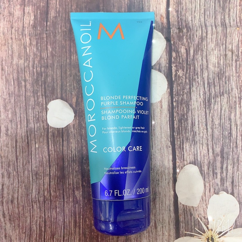DẦU GỘI VÀ XẢ TÍM MOROCCANOIL BLONDE PERFECTING PURPLE 200ML/1000ml