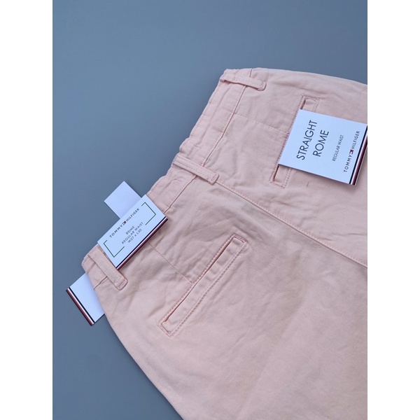 Quần short ngố nữ T.o.m.m.y. chất demin mềm,lưng cao vừa ngang rốn-hàng xuất xịn