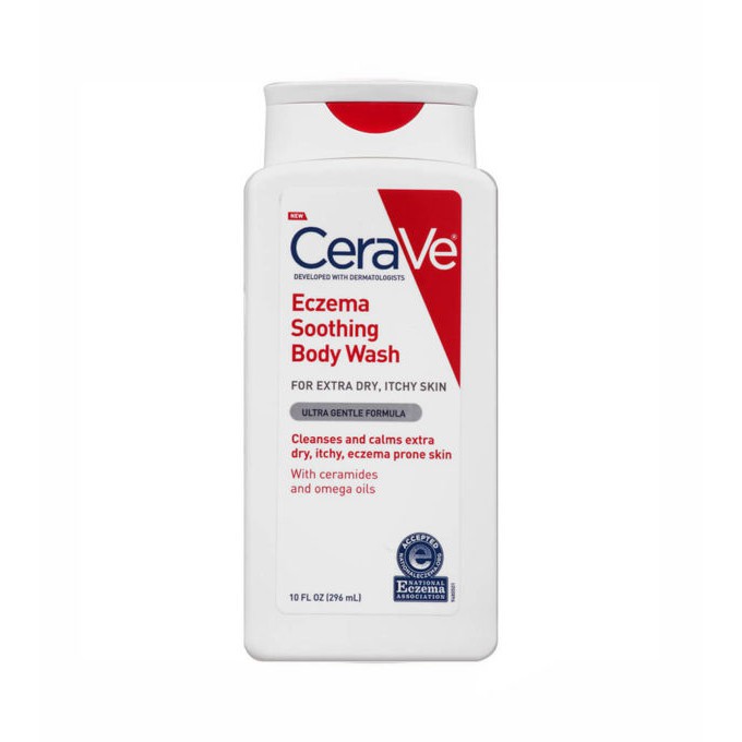 Sữa tắm dưỡng ẩm Cerave hydrating, Eczema Soothing body wash 296ml