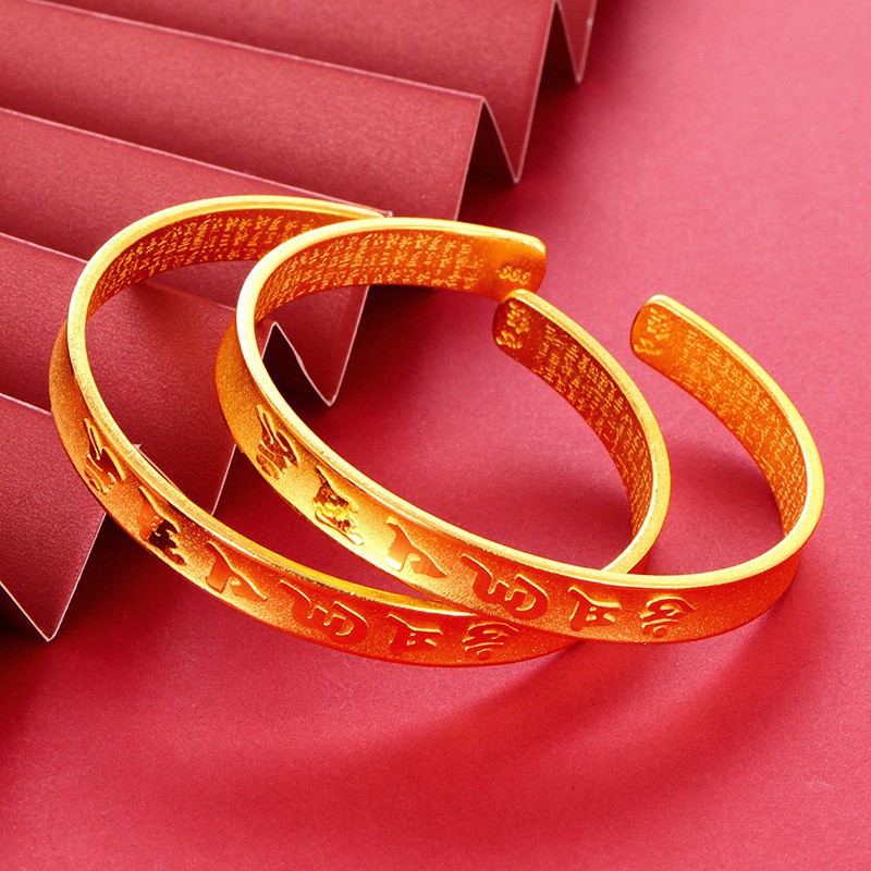 suxinjewelry/Vòng tay Phật giáo Vàng 24K cho nam và nữ