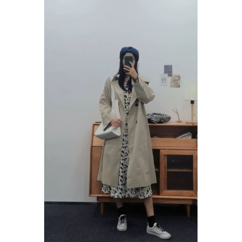 Áo trench coat dáng dài