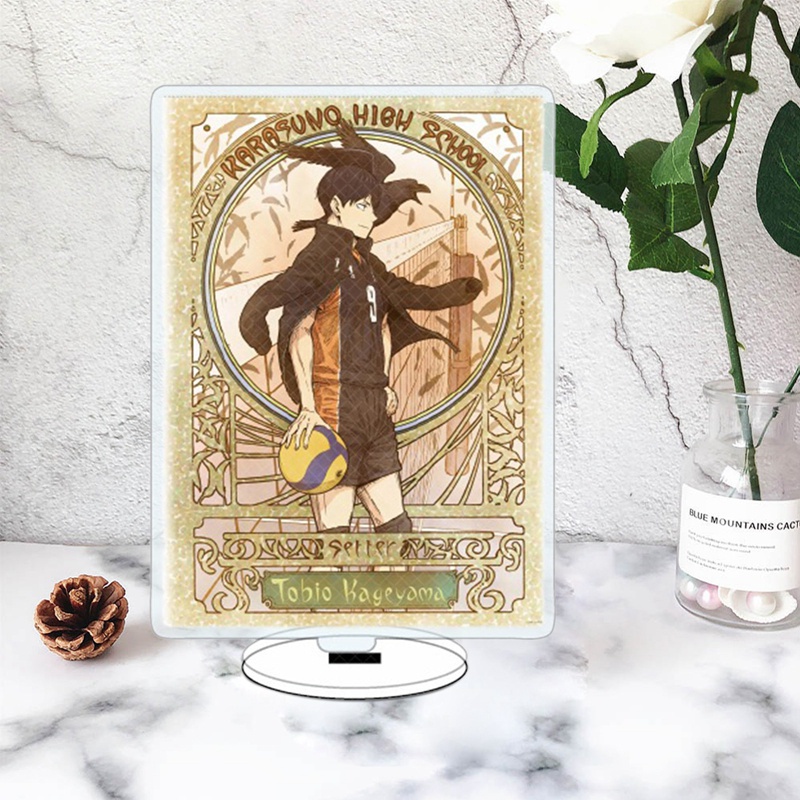 Mô hình nhân vật anime Haikyuu bằng acrylic có giá đỡ phong cách 2022 chất lượng cao