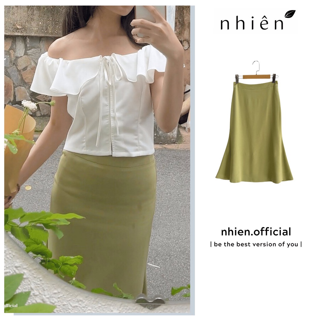 Chân váy nữ, chân váy đuôi cá nhiennhienvintage BV36