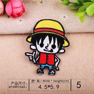 Miếng dán ủi quần áo hình anime Nhật Bản