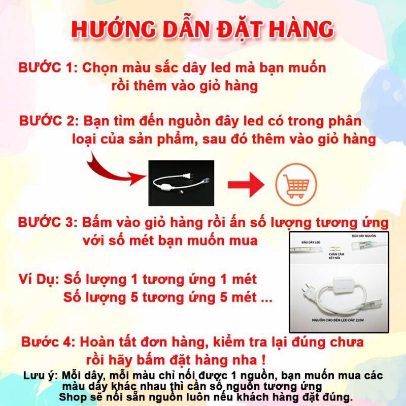 Dây led trang trí hai hàng 5730 bán theo mét