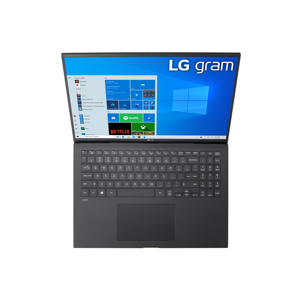 Laptop LG Gram 2021 16Z90P-G.AH75A5 (i7-1165G7 | 16GB | 512GB | Intel Iris Xe Graphics | 16' WQXGA | Win 10)